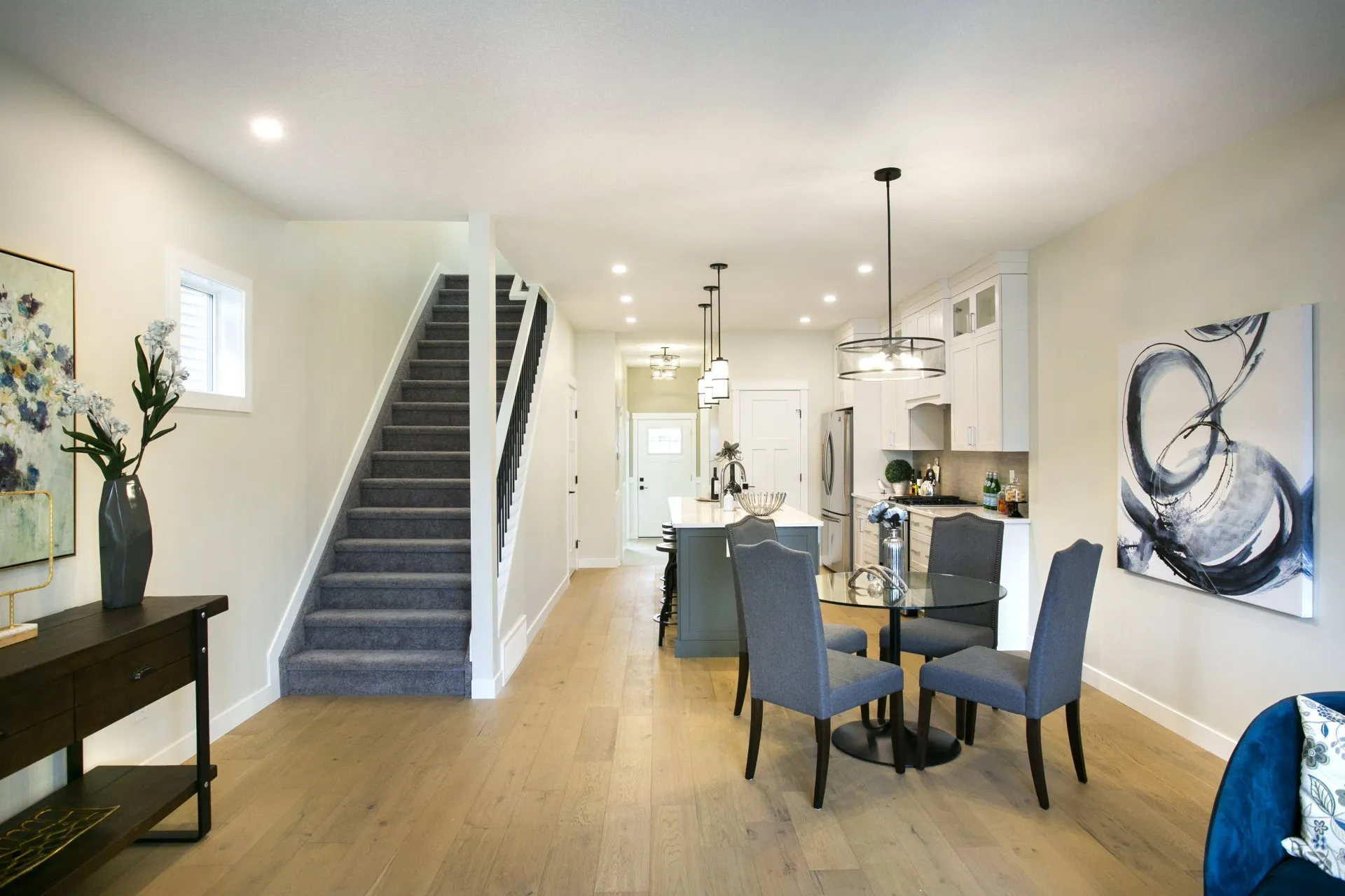 Custom built infill home by NUVO construction built in the Richie area of Edmonton AB