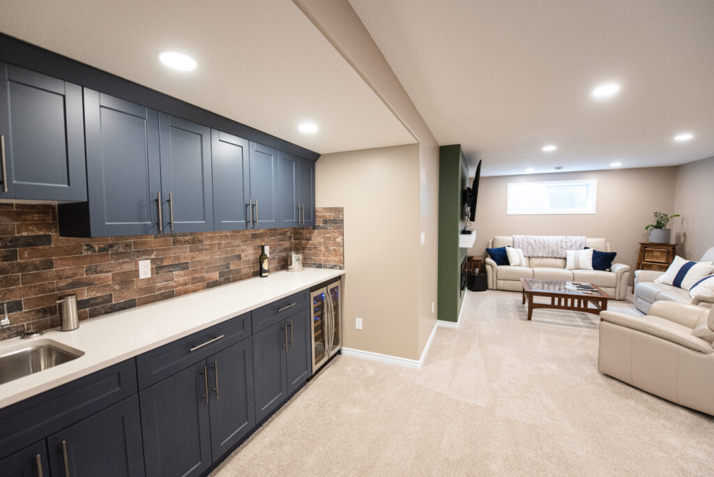 This is the lower floor of the full house renovation in St.Albert, alberta